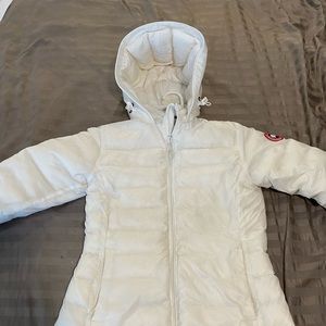 Canada Goose White Parka